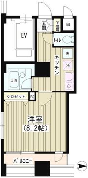 アクアコートの間取り画像