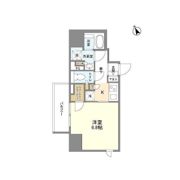 シェフルール新御徒町Ⅱの間取り画像