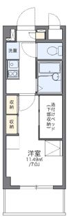 レオパレスユリパレス柏木の間取り画像