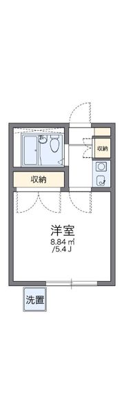 レオパレスアミの間取り画像