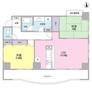 グランドゥール広尾の間取り画像