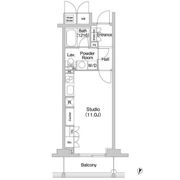 コンフォリア北参道の間取り画像