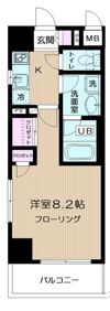 レクレドール豊洲の間取り画像