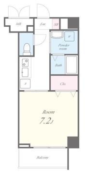 ブルーフォレストの間取り画像