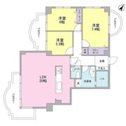 ブロンズストーン宇田川の間取り画像