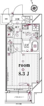 スプレスター浅草寿町の間取り画像