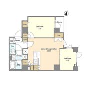 KDXレジデンス本蓮沼の間取り画像