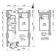 東雲キャナルコートCODAN11号棟の間取り画像