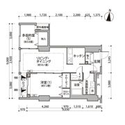 東雲キャナルコートCODAN12号棟の間取り画像