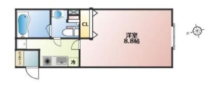 FABRIC武蔵新田の間取り画像
