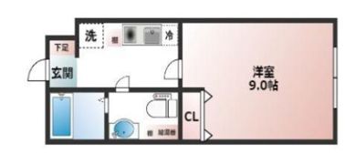 FABRIC武蔵新田の間取り画像