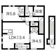 バーチュー・ドゥエリングの間取り画像