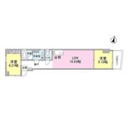 FUKUMI APARTMENTの間取り画像