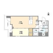 コンフォリア桜上水の間取り画像