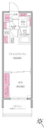 レジディア門前仲町プレイスの間取り画像