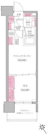 レジディア門前仲町プレイスの間取り画像