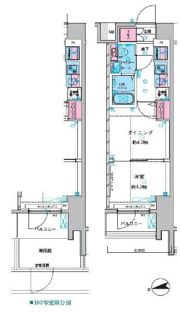 ガリシア中野新井薬師の間取り画像