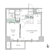 ONE ROOF FLAT TOGOSHIの間取り画像