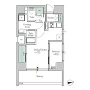 ONE ROOF FLAT TOGOSHIの間取り画像