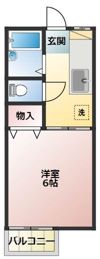 ハウスペネタの間取り画像