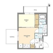 ベルファース三軒茶屋の間取り画像