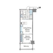 コンフォリア新宿イーストサイドタワーの間取り画像