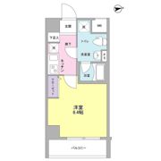 メインステージ白金高輪駅前の間取り画像