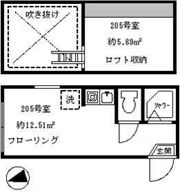 フェリスアルパの間取り画像