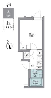 LEGALAND恵比寿ANNEXの間取り画像