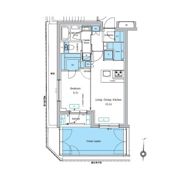 プレディアコート代々木上原の間取り画像