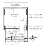 ウエリスアーバン品川タワーの間取り画像
