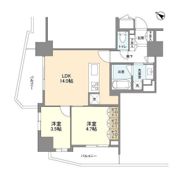 LaSante五反田の間取り画像