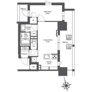 LIBR GRANT 西新宿WESTの間取り画像