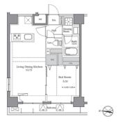 BluRock東品川の間取り画像