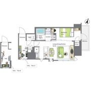 AIFLAT若松河田の間取り画像