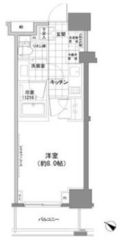 パークハビオ人形町の間取り画像