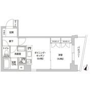 カリス初台の間取り画像