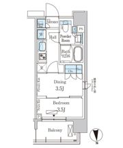 パークアクシス上野EASTの間取り画像