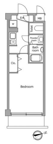 レジディア本郷菊坂プレイスの間取り画像