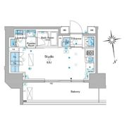 ルフォンプログレ品川大井の間取り画像