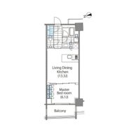 コンフォリア新宿イーストサイドタワーの間取り画像