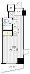 エスコート麻布十番の間取り画像