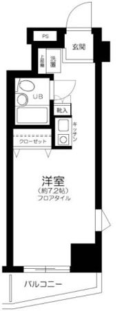 エスコート麻布十番の間取り画像