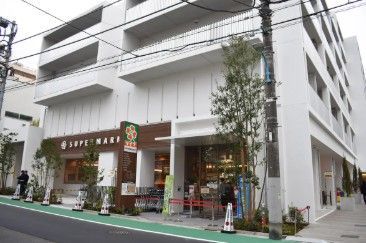 近くのライフ市谷薬王寺店まで190m(徒歩3分)