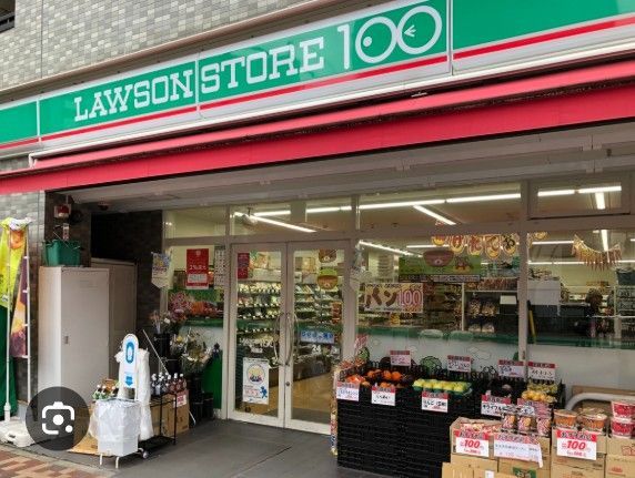 近くのローソンストア100 LS両国店まで128m(徒歩2分)