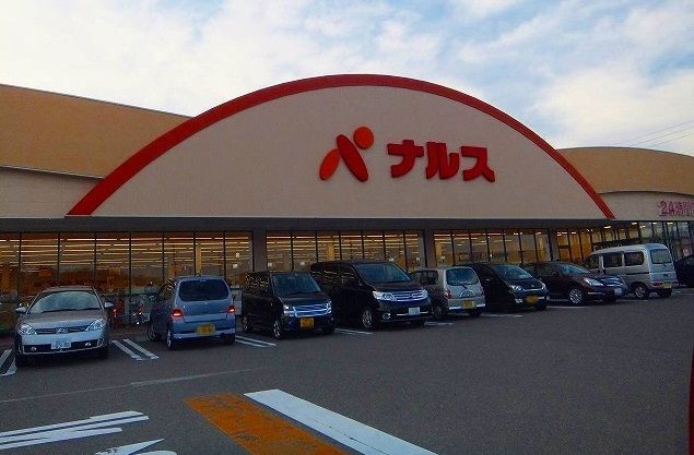 近くのナルス国府店まで376m（徒歩5分）