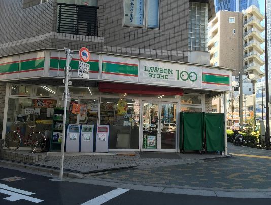 近くのローソンストア100押上店まで107m(徒歩2分)