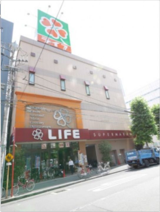 近くのライフ　神田和泉町店まで560m（徒歩7分）