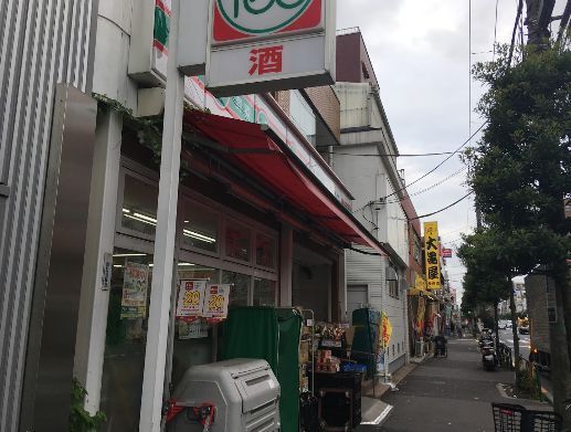 近くのローソンストア100墨田区八広店まで202m(徒歩3分)