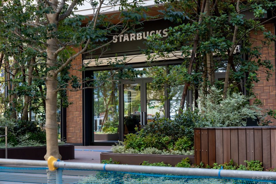 近くのスターバックスコーヒー 勝どき店まで396m（徒歩5分）